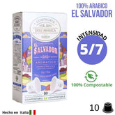 Corsini El Salvador cápsulas compostables Nespresso, comprar cápsulas Nespresso